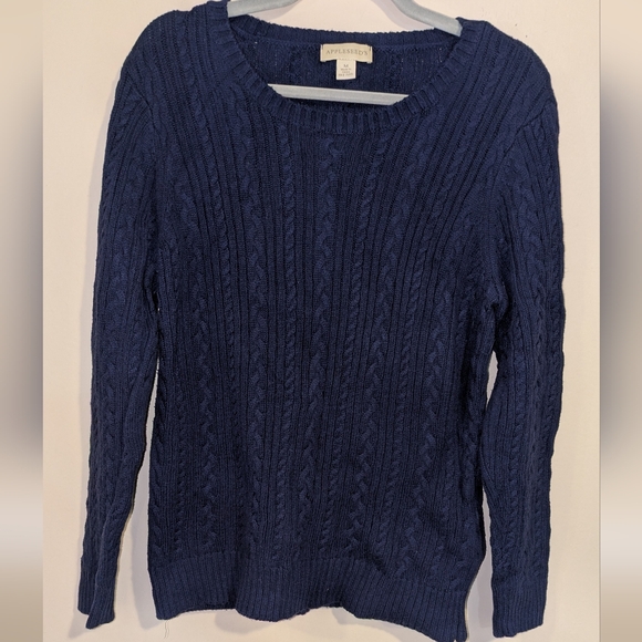 ❤️SALE❤️ Appleseed's Men's Blue Sweater - Picture 2 of 5
